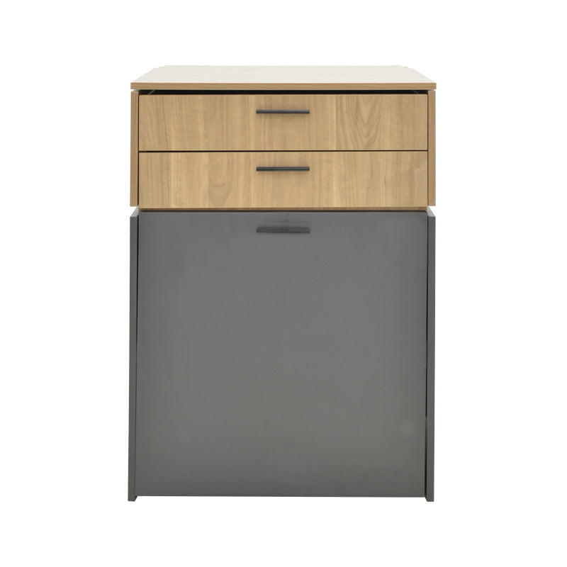 Τουαλέτα κρεβατοκάμαρας Sonlen ανθρακί-sonoma 60x45x130εκ