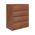 Συρταριέρα Kuanger mdf σε καρυδί απόχρωση 80x40x89εκ