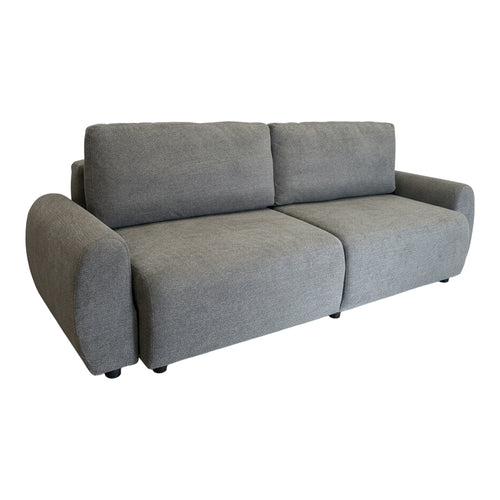 Kαναπές-κρεβάτι τριθέσιος Hungie υφασμα γκρι 250x92x89εκ