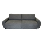Kαναπές-κρεβάτι τριθέσιος Hungie υφασμα γκρι 250x92x89εκ