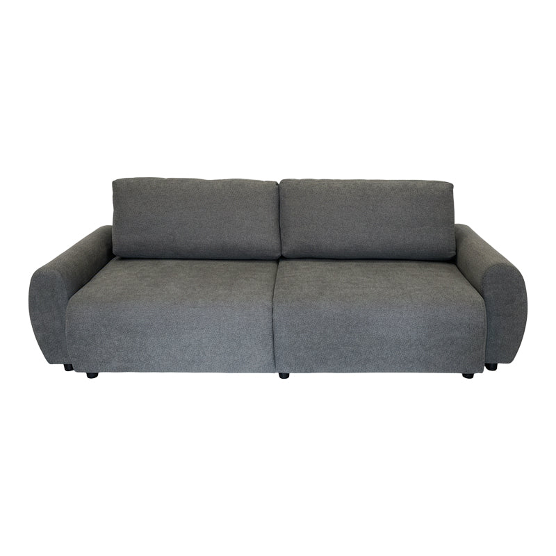 Kαναπές-κρεβάτι τριθέσιος Hungie υφασμα γκρι 250x92x89εκ