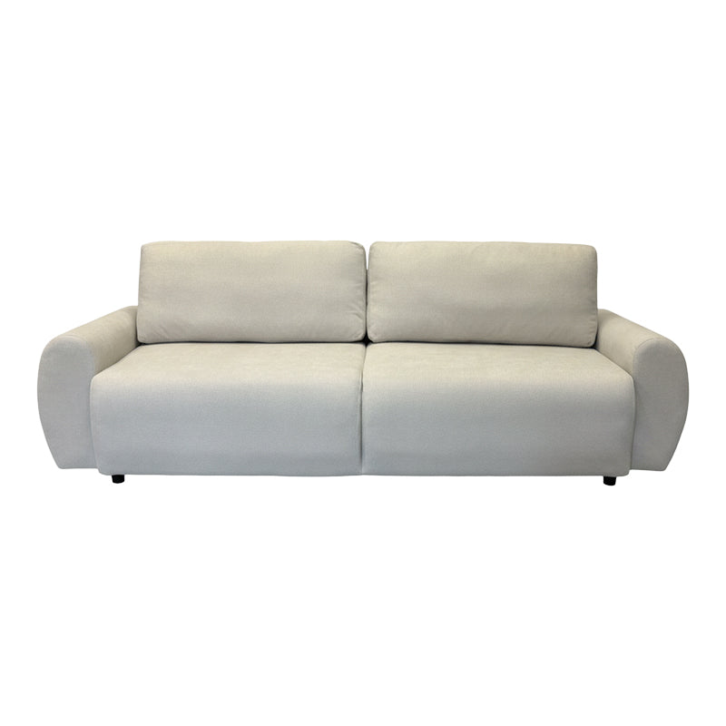 Kαναπές-κρεβάτι τριθέσιος Hungie υφασμα μπεζ 250x92x89εκ