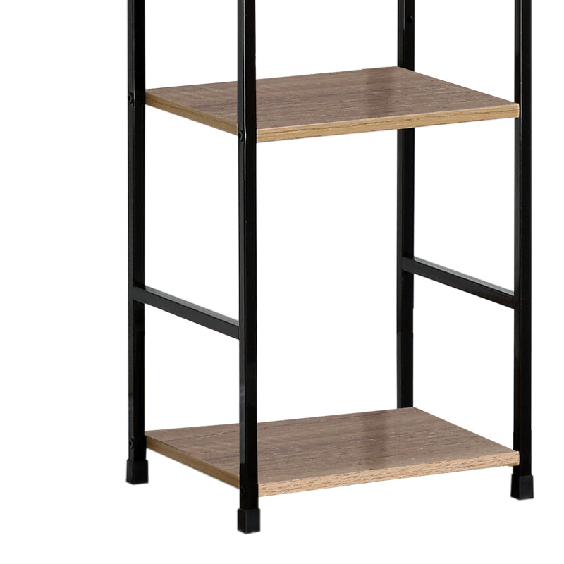 Βιβλιοθήκη Azuel φυσικό-μαύρο μέταλλο 29x23.5x144εκ