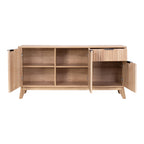 Μπουφές Hamea mdf σε φυσική απόχρωση 150x39,5x73εκ