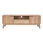 Έπιπλο τηλεόρασης Hamea mdf σε φυσική απόχρωση 145x39,5x49εκ