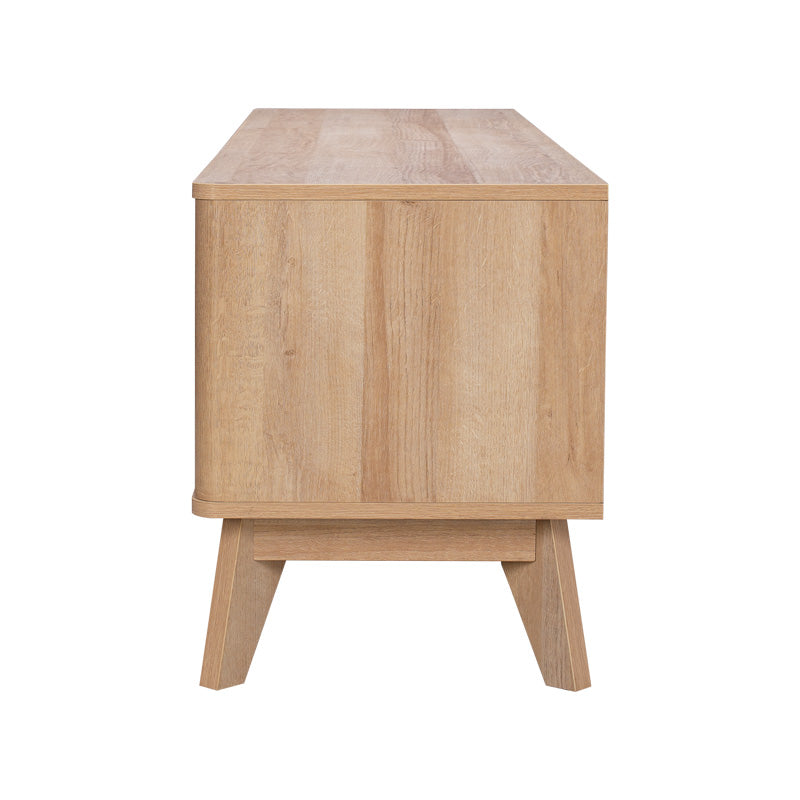 Έπιπλο τηλεόρασης Hamea mdf σε φυσική απόχρωση 145x39,5x49εκ