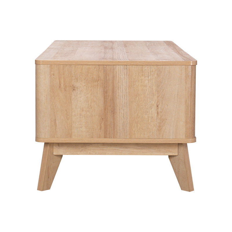 Τραπέζι σαλονιού Hamea mdf σε φυσική απόχρωση 110x55,2x45εκ
