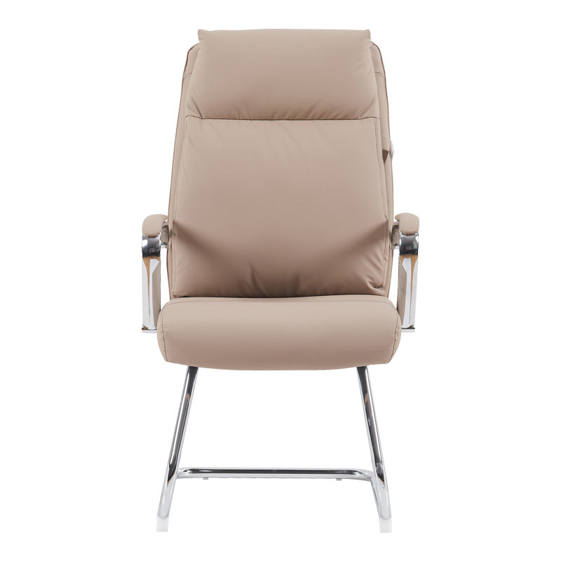 Καρέκλα επισκέπτη Siquel I pu σε cappuccino απόχρωση 58x62x105εκ