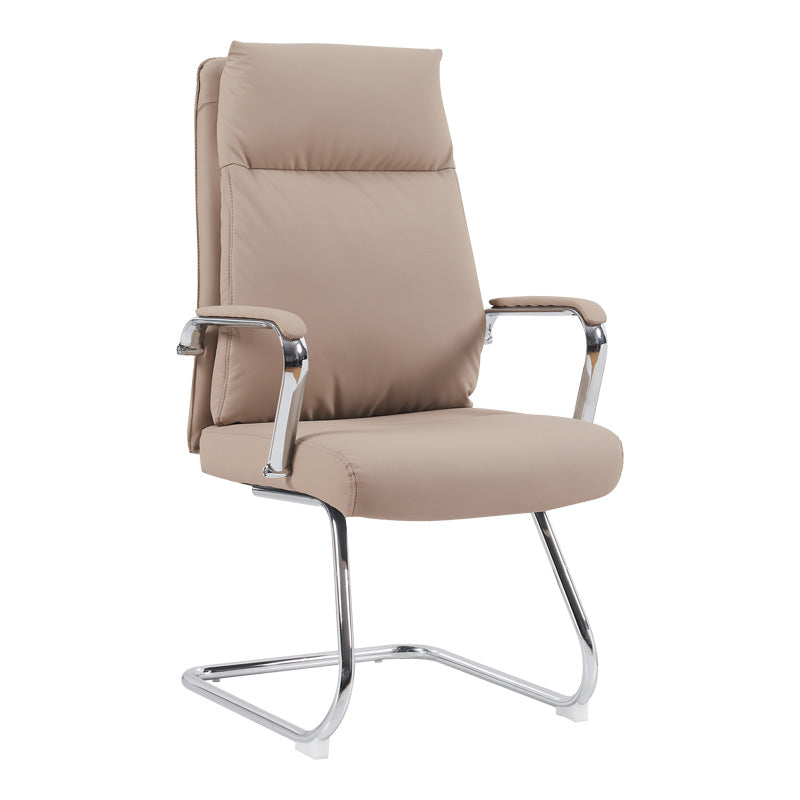 Καρέκλα επισκέπτη Siquel I pu σε cappuccino απόχρωση 58x62x105εκ