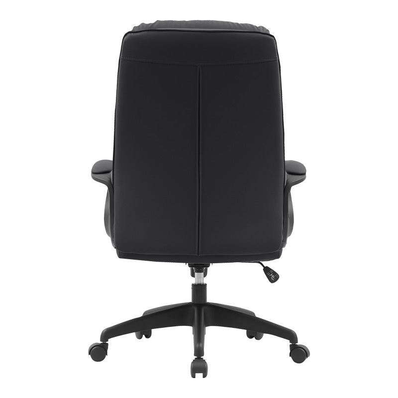 Καρέκλα γραφείου διευθυντή Enfiria pu σε μαύρη απόχρωση