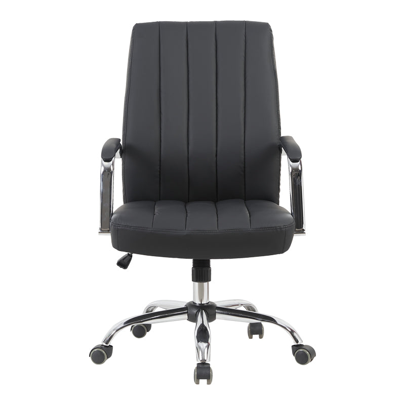 Καρέκλα γραφείου διευθυντή Mido pu μαύρο 58x71x100-106εκ