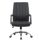 Καρέκλα γραφείου διευθυντή Mido pu μαύρο 58x71x100-106εκ