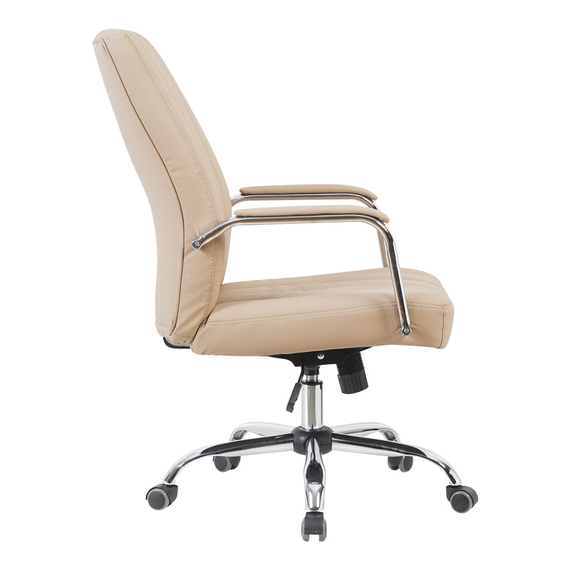 Καρέκλα γραφείου διευθυντή Mido pu cappuccino 58x71x100-106εκ