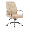 Καρέκλα γραφείου διευθυντή Mido pu cappuccino 58x71x100-106εκ