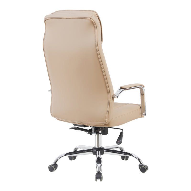 Καρέκλα γραφείου διευθυντή Morales pu cappuccino 60x70x118-124εκ
