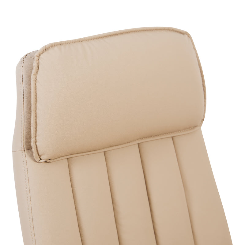 Καρέκλα γραφείου διευθυντή Morales pu cappuccino 60x70x118-124εκ