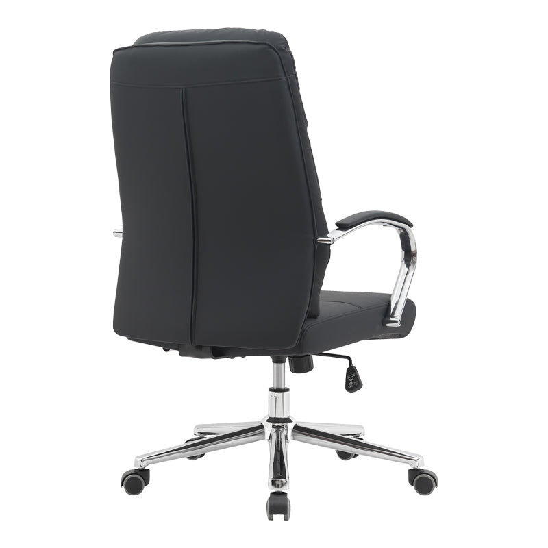 Καρέκλα γραφείου διευθυντή Normie pu μαύρο 58x65x103-111εκ
