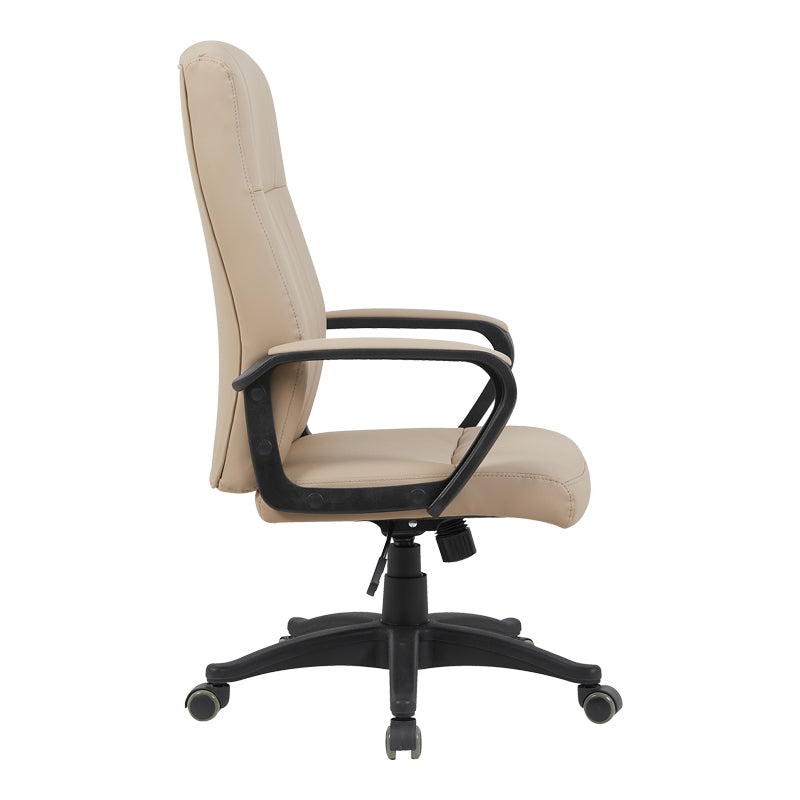 Καρέκλα γραφείου διευθυντή Roby pu cappuccino 60x70x102-110εκ
