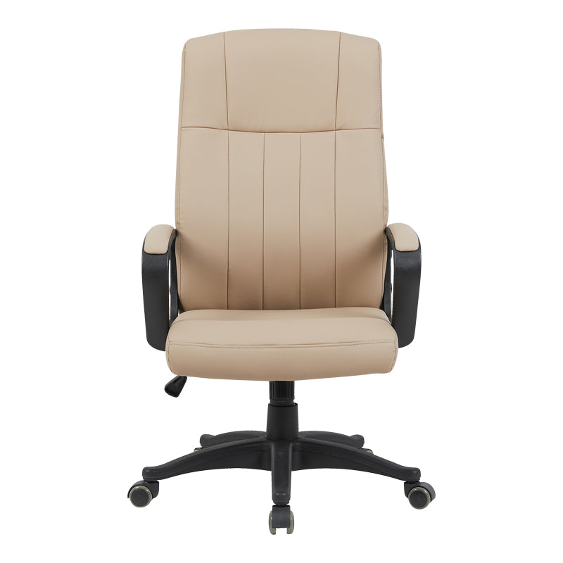Καρέκλα γραφείου διευθυντή Roby pu cappuccino 60x70x102-110εκ