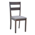 Καρέκλα Dallan rubberwood σε καρυδί απόχρωση 40x47.5x89εκ