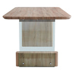 Tραπέζι Faghan καφέ mdf 180x90x76εκ