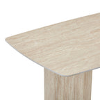 Τραπέζι Loosir mdf-sandstone σε όψη τραβερτίνας 180x90x74εκ