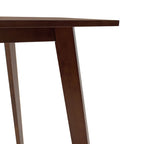 Τραπέζι Benson MDF σε καρυδί απόχρωση 120x75x75εκ
