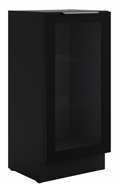 Επιδαπέδια βιτρίνα Universal 40 DW 1F BB-Μαύρο