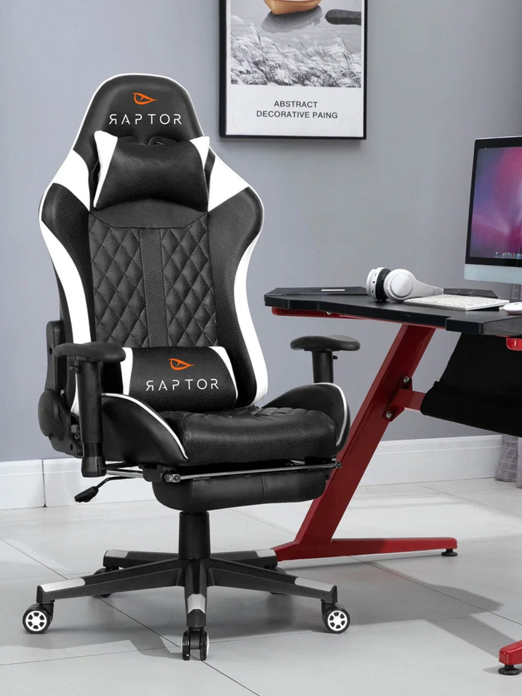 Καρέκλα Gaming Raptor Spectre-Λευκό