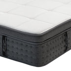 Στρώμα Luxury pocket spring+gel memory foam+latex μονής όψης aloe vera 34-36cm 160x200εκ