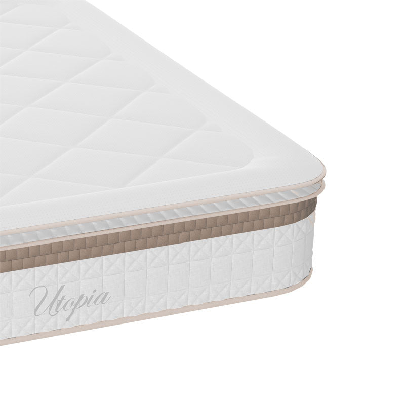 Στρώμα Utopia pocket spring με ανώστρωμα aloe vera 30-32cm 140x200εκ