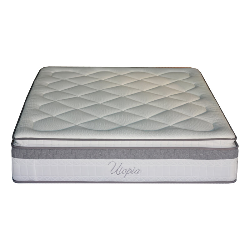 Στρώμα Utopia pocket spring μονής όψης με ανώστρωμα 30-32cm 140x200εκ