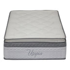 Στρώμα Utopia pocket spring με ανώστρωμα 30-32cm 90x190εκ