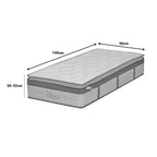 Στρώμα Utopia pocket spring με ανώστρωμα 30-32cm 90x190εκ
