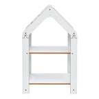 Ραφιέρα τ. Montessori Zoilen λευκό-ροζ mdf 50x30x80εκ