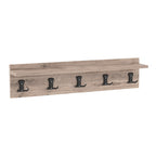 Κρεμάστρα Mec μελαμίνη σε oak απόχρωση 80x9.5x18εκ