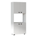 Στήλη Guzel σε λευκή απόχρωση 60x31.4x140εκ