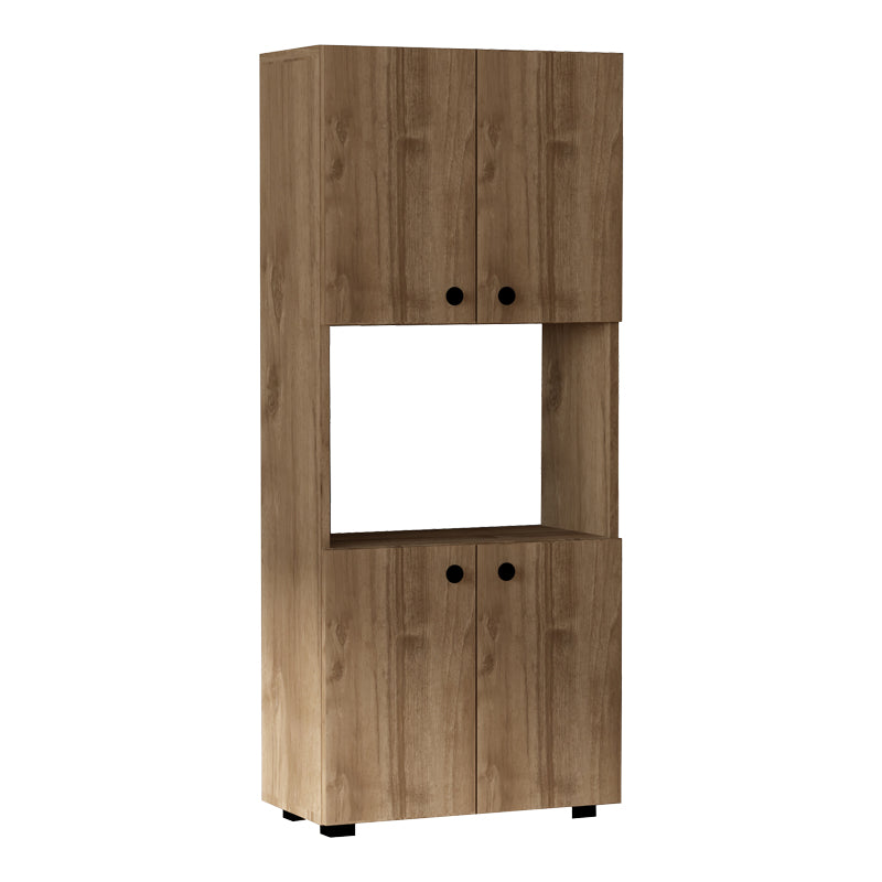 Στήλη Guzel σε καρυδί απόχρωση 60x31.4x140εκ