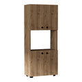 Στήλη Guzel σε καρυδί απόχρωση 60x31.4x140εκ