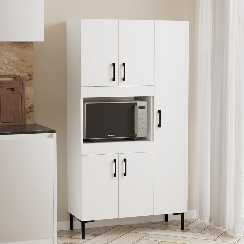 Ντουλάπια κουζίνας Defne σε λευκή απόχρωση 89x37.5x160εκ