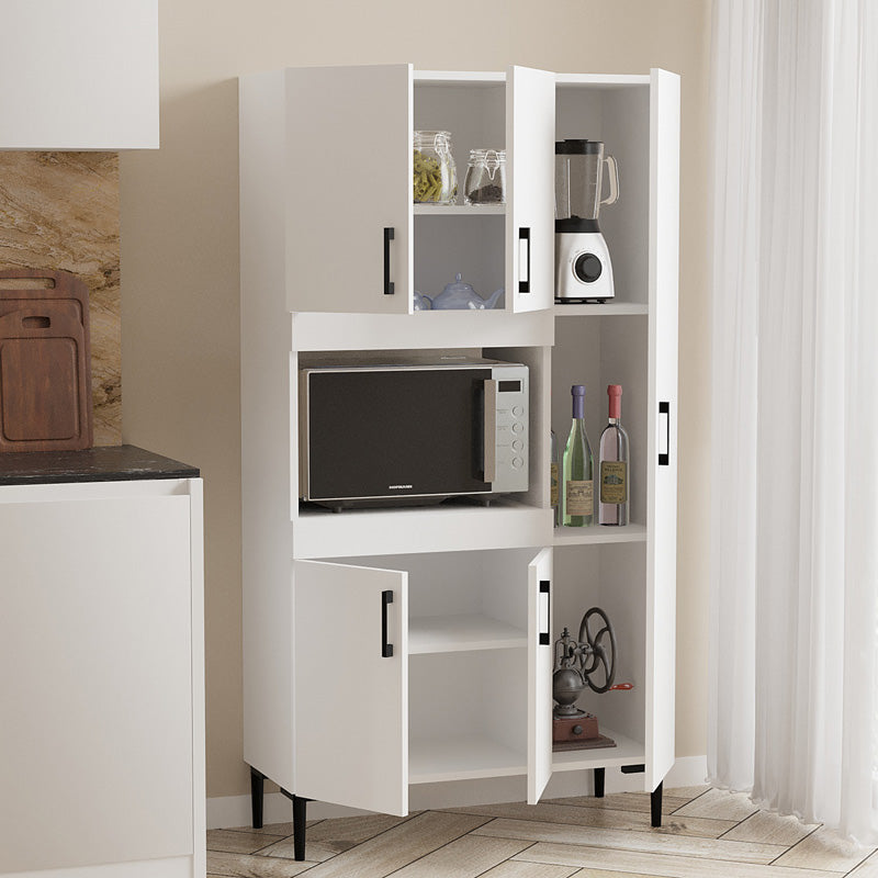 Ντουλάπια κουζίνας Defne σε λευκή απόχρωση 89x37.5x160εκ