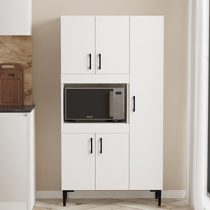 Ντουλάπια κουζίνας Defne σε λευκή απόχρωση 89x37.5x160εκ