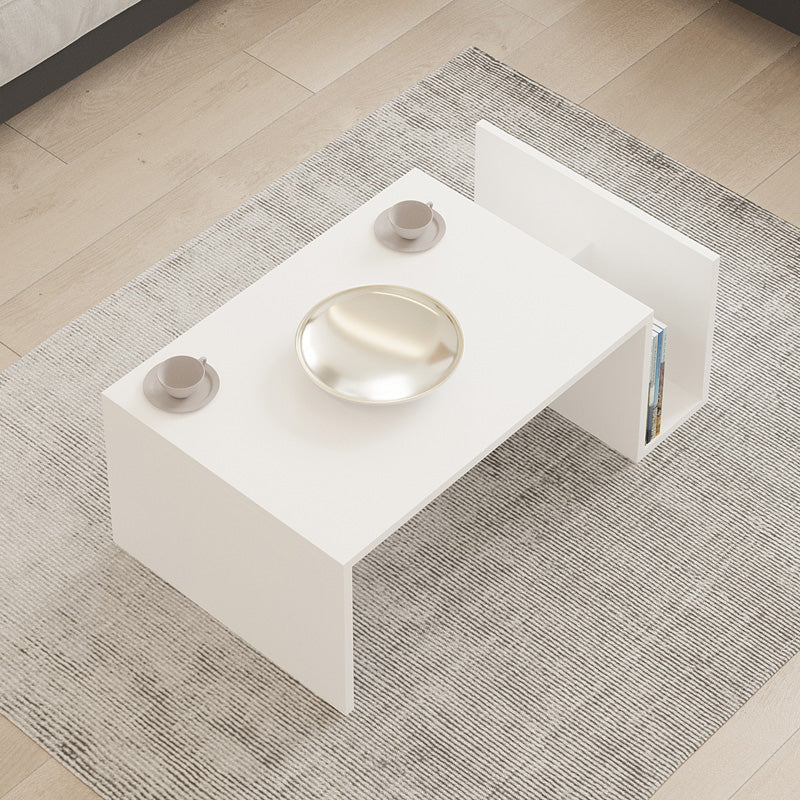 Τραπέζι σαλονιού Poko σε λευκή απόχρωση 86.8x50x32,4εκ