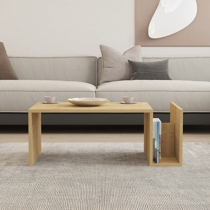 Τραπέζι σαλονιού Poko σε oak απόχρωση 86.8x50x32,4εκ