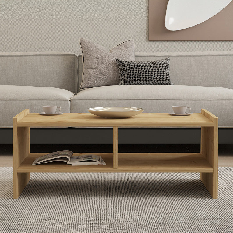 Τραπέζι σαλονιού Tiena σε oak απόχρωση 90x50x35εκ