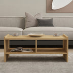 Τραπέζι σαλονιού Tiena σε oak απόχρωση 90x50x35εκ
