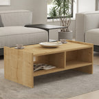 Τραπέζι σαλονιού Tiena σε oak απόχρωση 90x50x35εκ