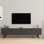 Έπιπλο τηλεόρασης Jate σε ανθρακί απόχρωση 160x25x40εκ