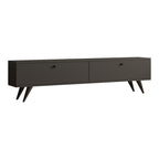 Έπιπλο τηλεόρασης Jate σε ανθρακί απόχρωση 160x25x40εκ