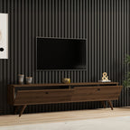 Έπιπλο τηλεόρασης Jate σε καρυδί απόχρωση 160x25x40εκ